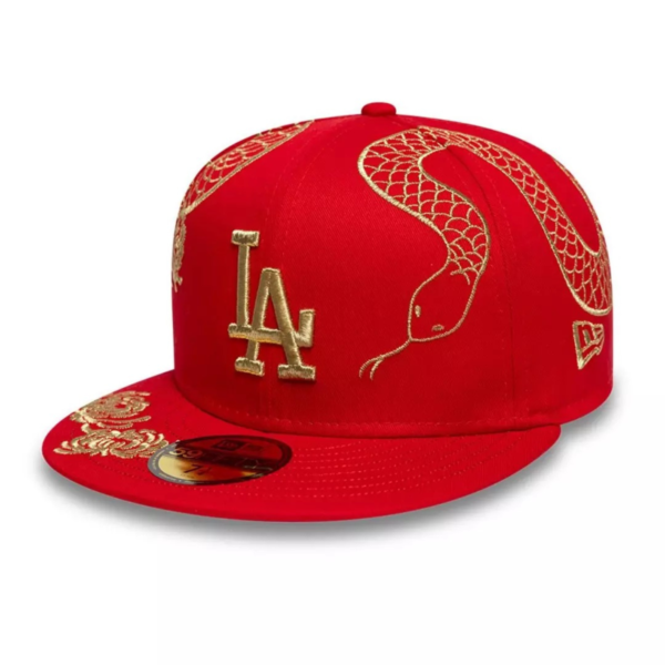 New Era 59FIFTY 7  Los Angeles Dodgers Year of the Snake - RED