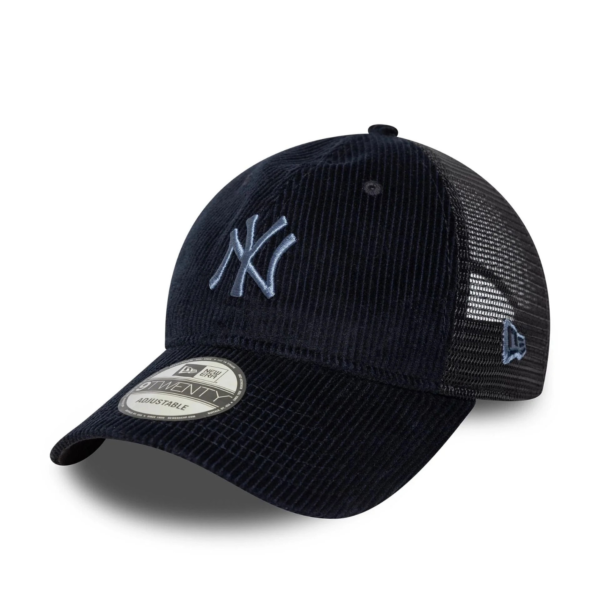 New York Yankees MLB Cord Navy 9TWENTY Trucker Adjustable Cap
