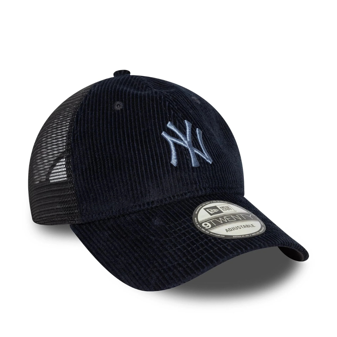New York Yankees MLB Cord Navy 9TWENTY Trucker Adjustable Cap - Image 3
